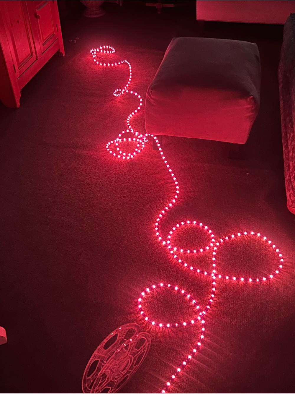 Purple LED Strip Lights for Home Decor